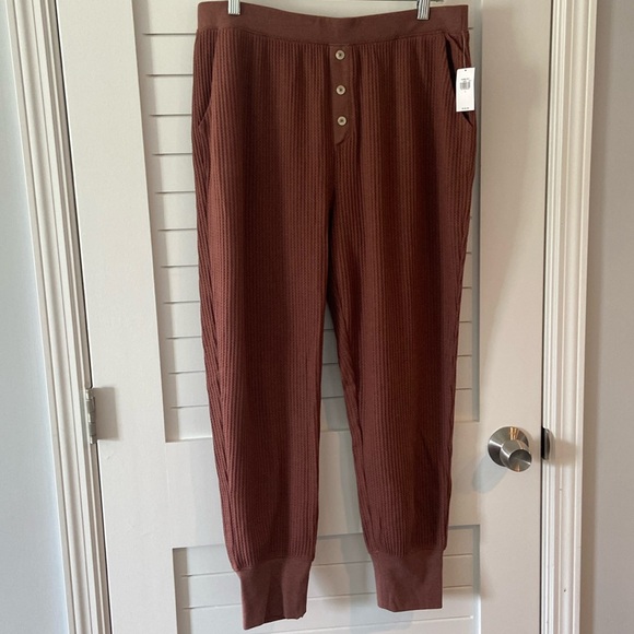 Old Navy Waffleknit Rust Sleep Set NWT - Picture 6 of 11